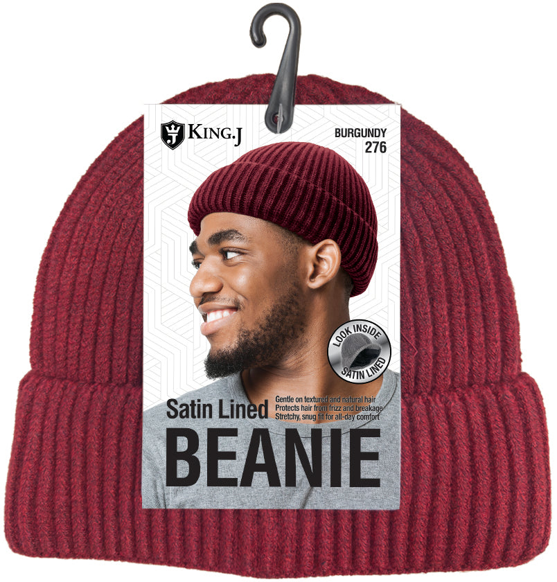SATIN LINED BEANIE