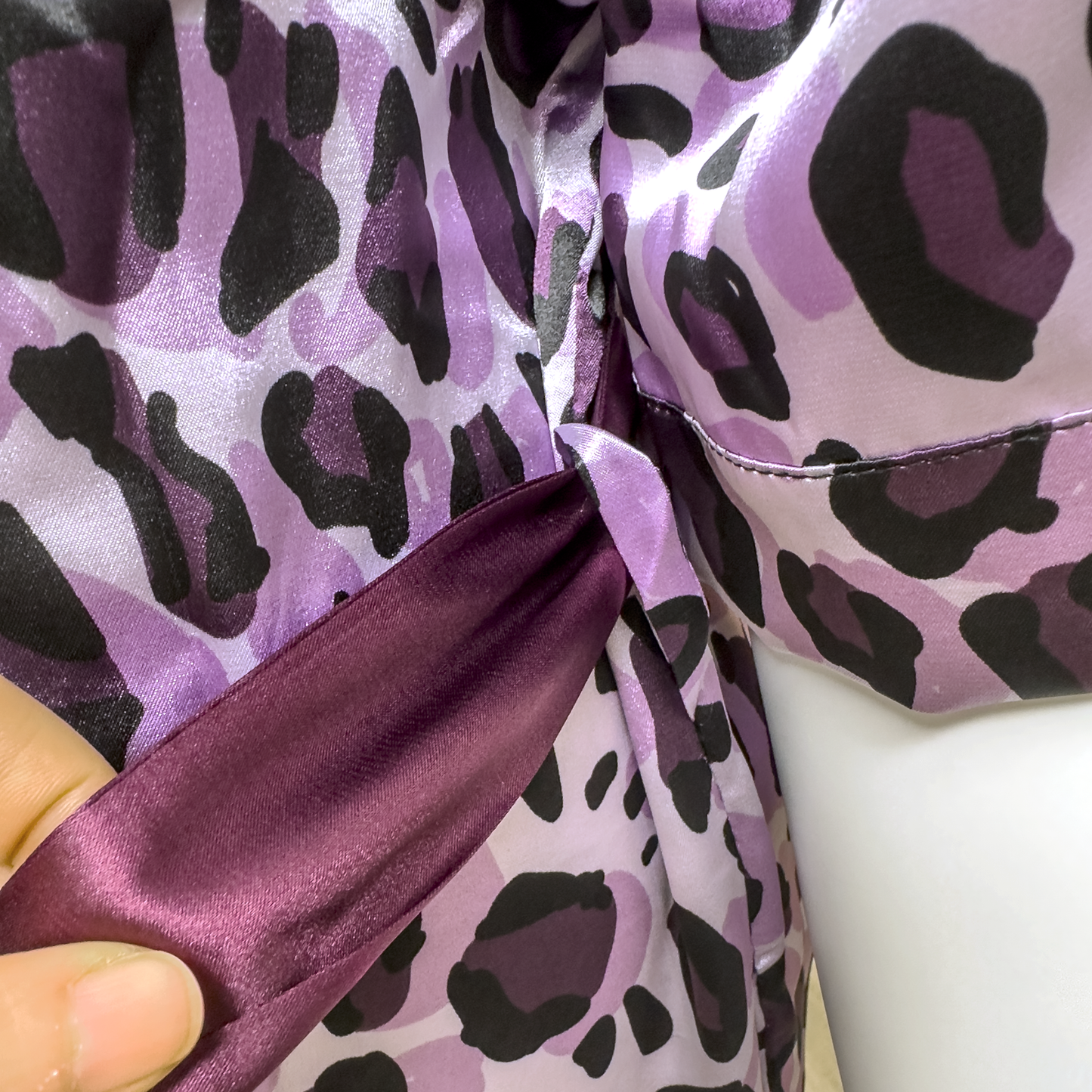 LUX PATTERN ROBE LONG : P-LEO