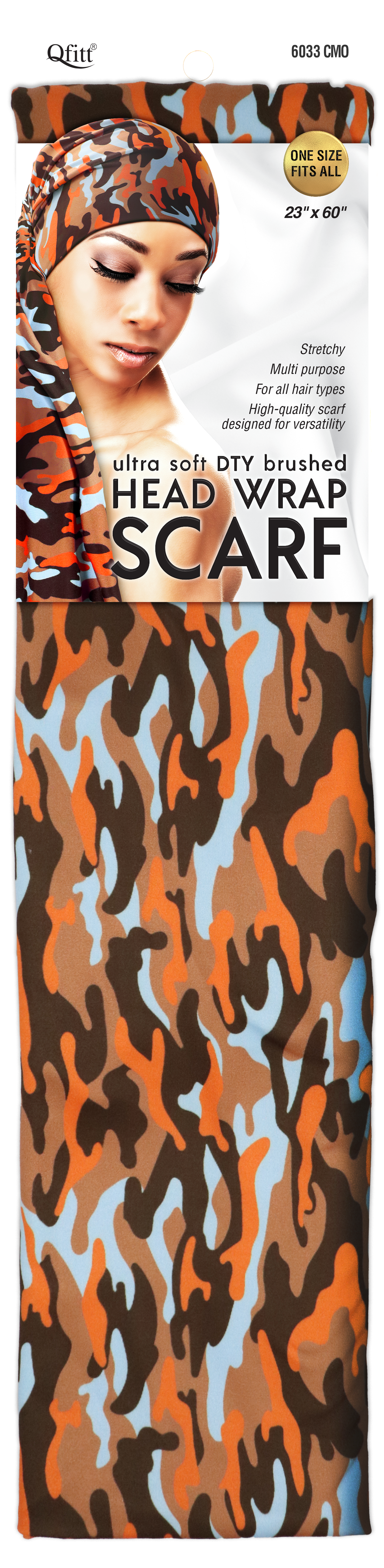 ULTRA SOFT DTY BRUSHED HEAD WRAP SCARF