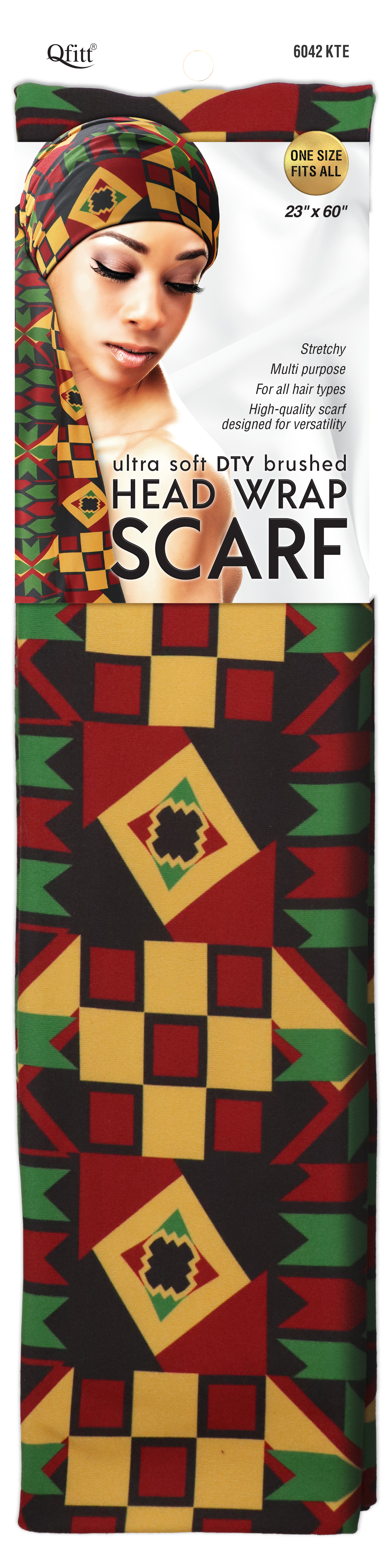 ULTRA SOFT DTY BRUSHED HEAD WRAP SCARF