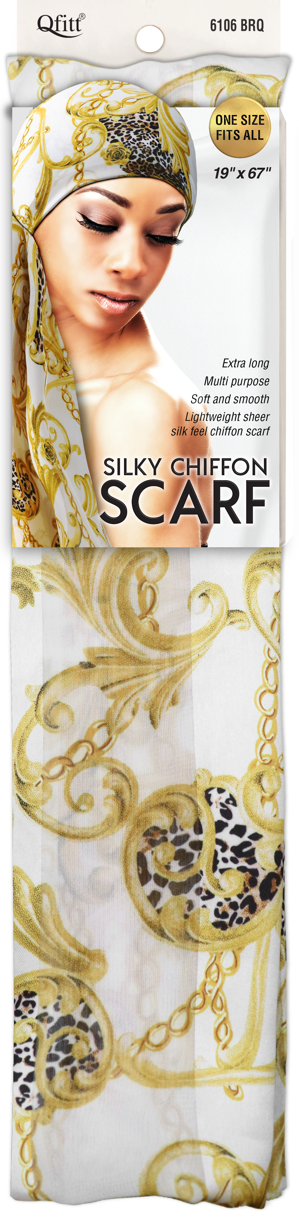 SILKY CHIFFON SCARF