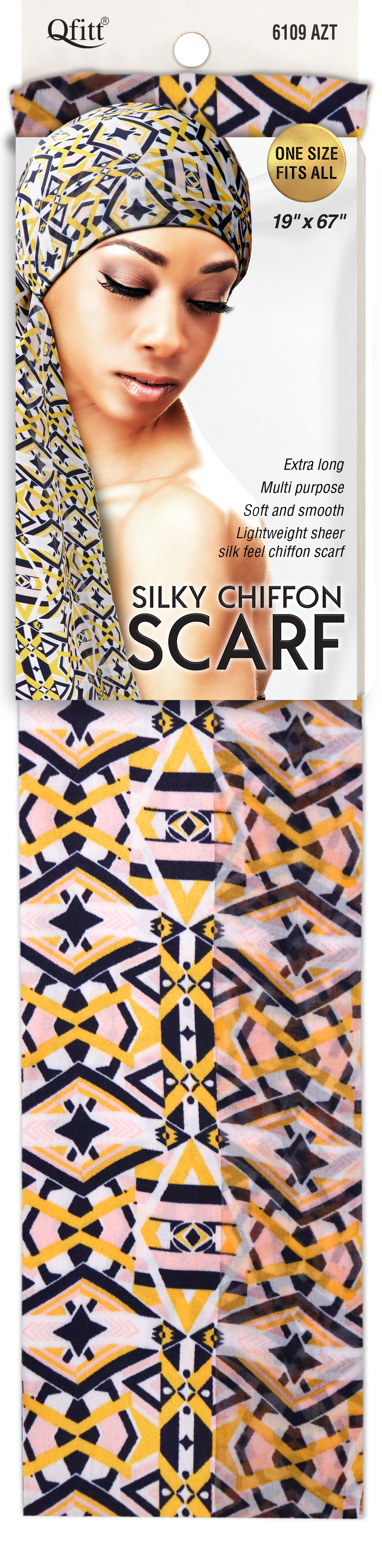 SILKY CHIFFON SCARF