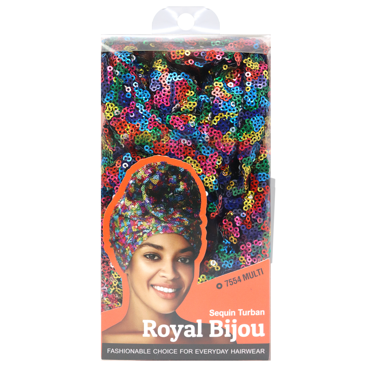 SEQUIN TURBAN ROYAL BIJOU