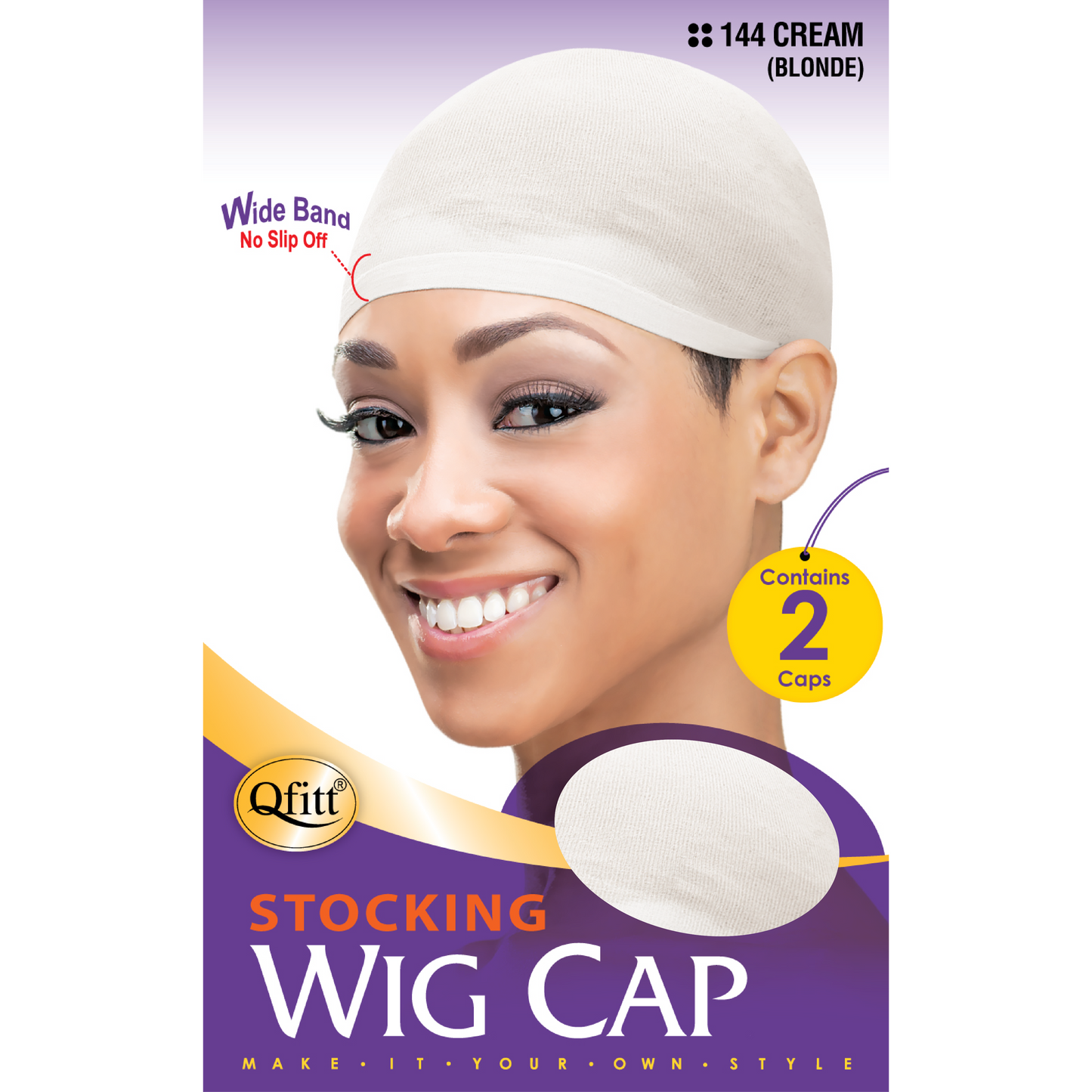 STOCKING WIG CAP - 2 CAPS