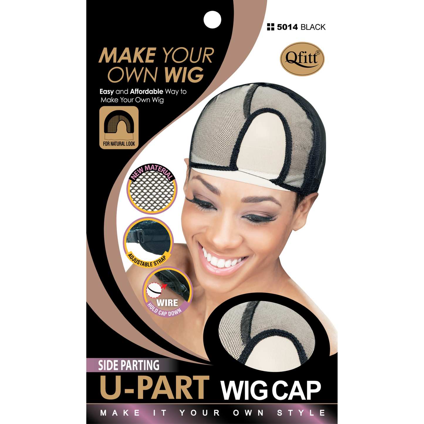 U-PART WIG CAP