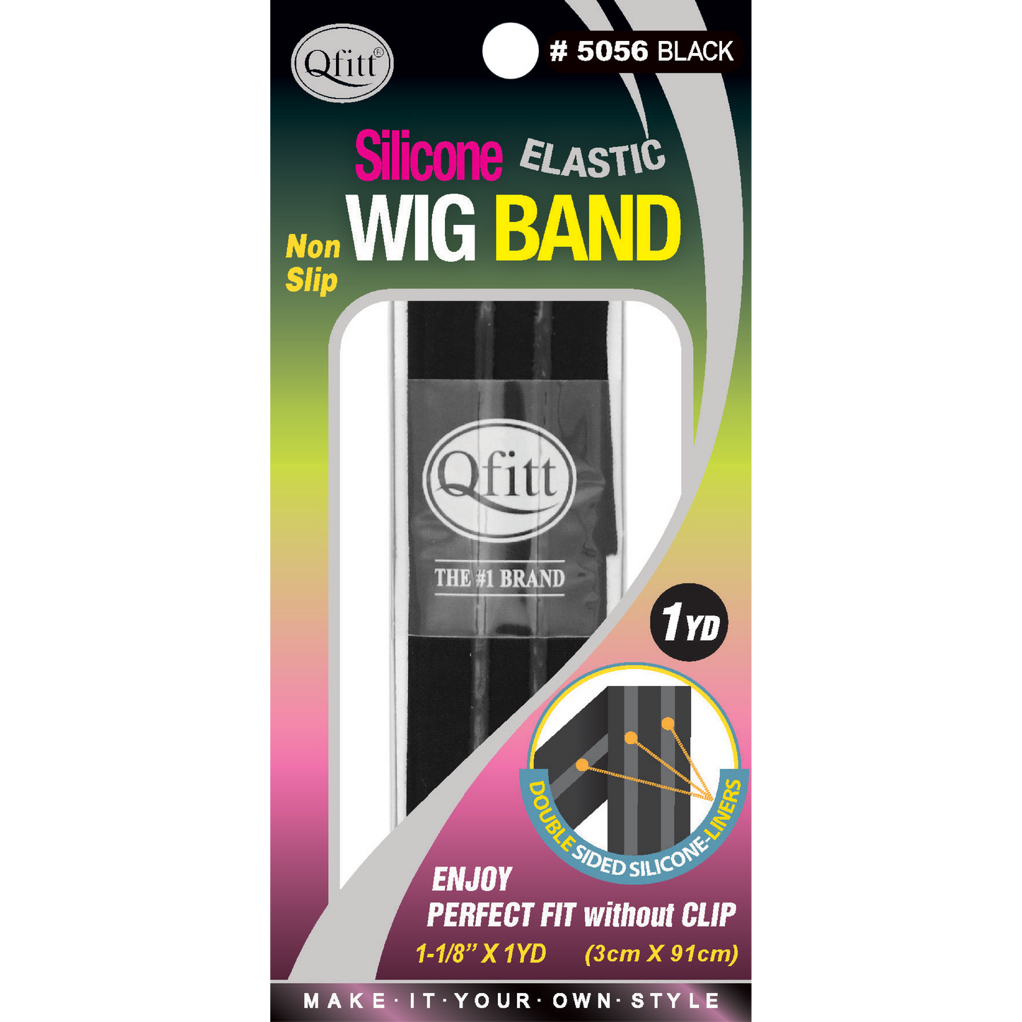 SILICONE ELASTIC WIG BAND - 1YD