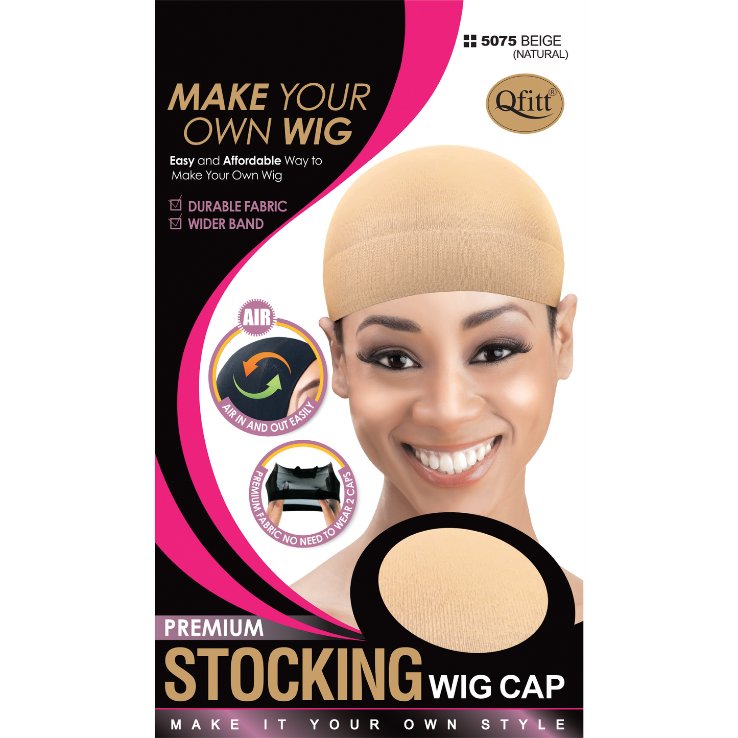 PREMIUM STOCKING WIG CAP