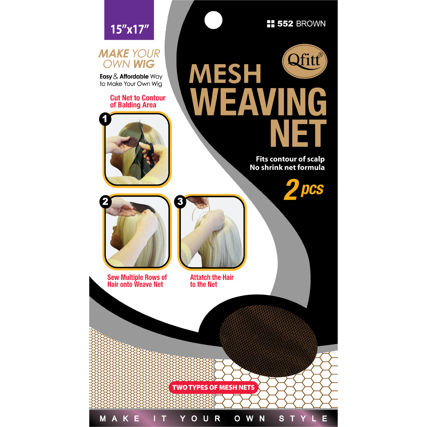 DELUXE WEAVING NET - 2PCS