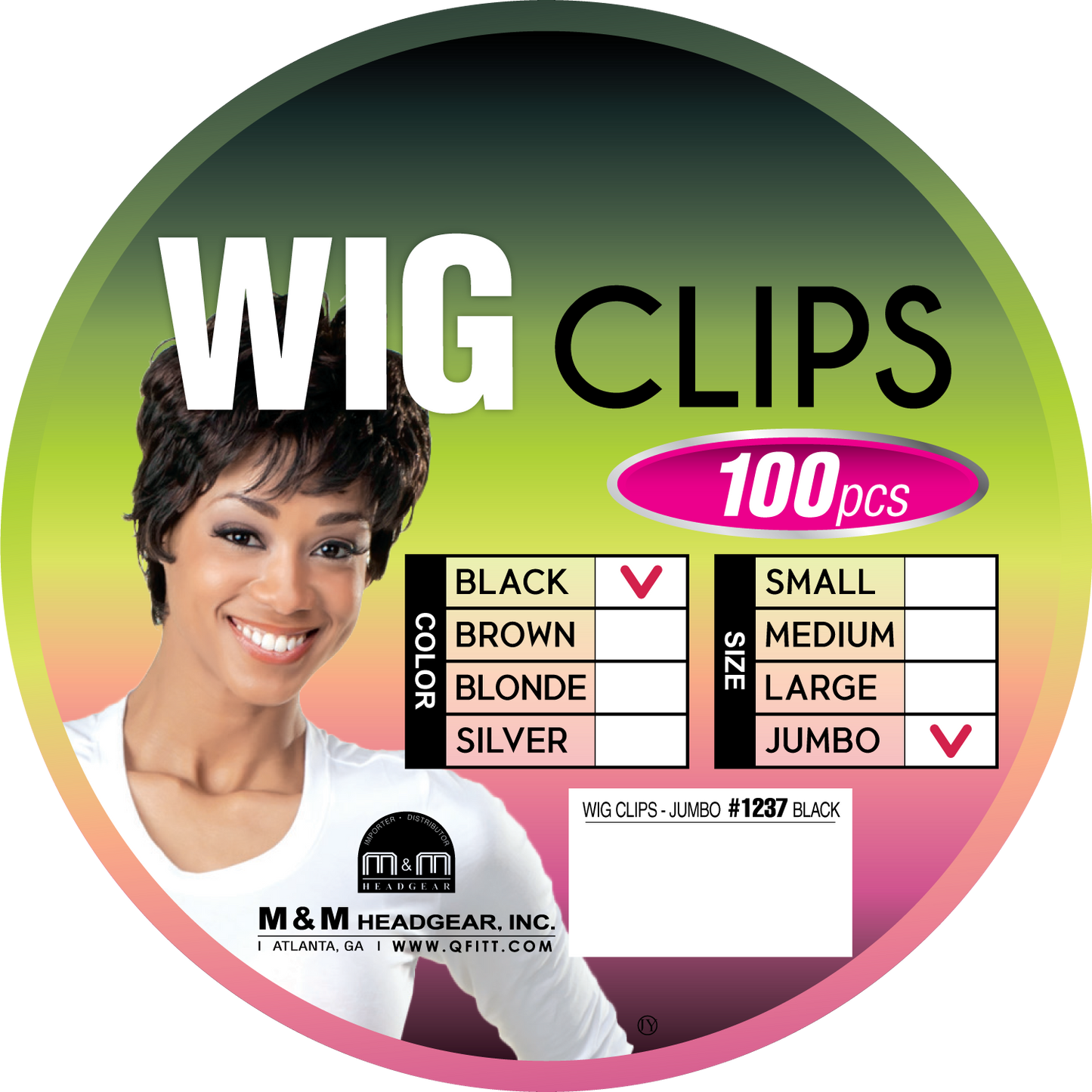 WIG CLIPS - 100PCS