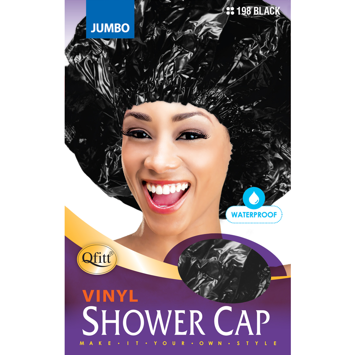 JUMBO SHOWER CAP [BLACK]