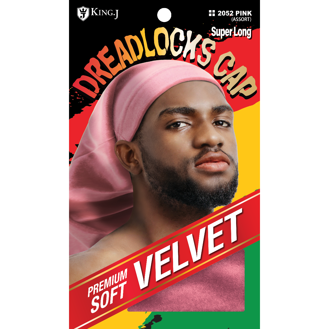 VELVET DREADLOK CAP SUPER LONG [ASSORT-6PC/PK]