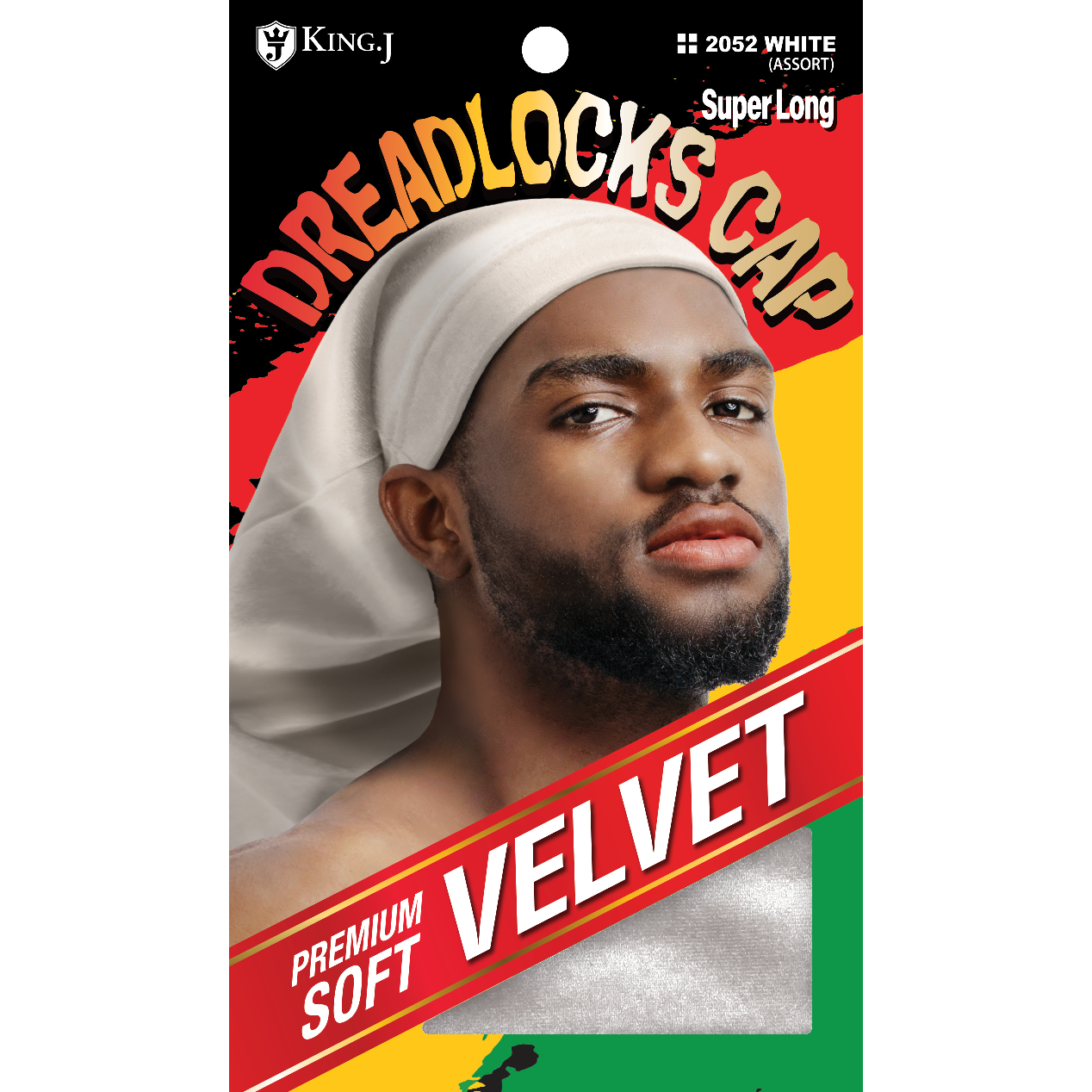 VELVET DREADLOK CAP SUPER LONG [ASSORT-6PC/PK]