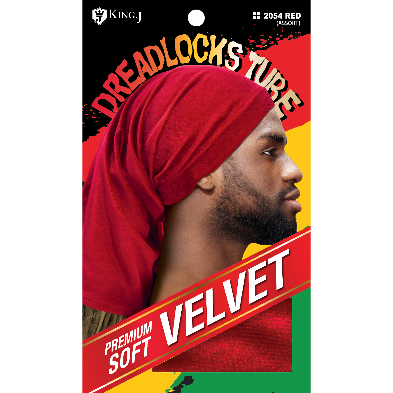 VELVET DREADLOK CAP TUBE [ASSORT-6PC/PK]