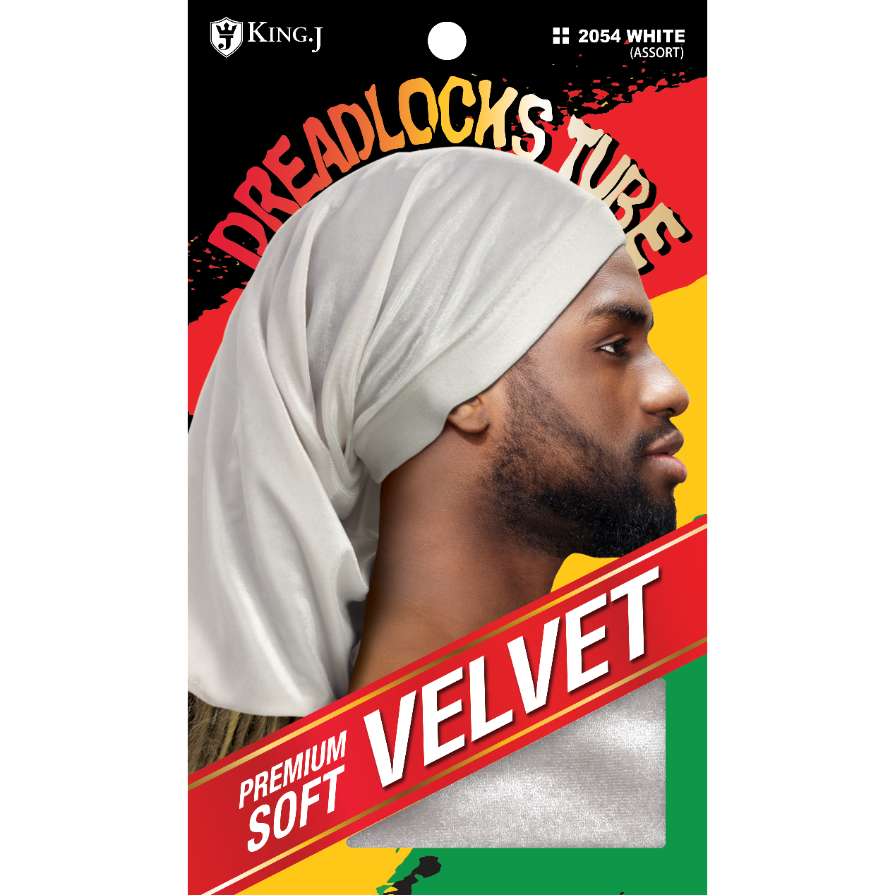 VELVET DREADLOK CAP TUBE [ASSORT-6PC/PK]