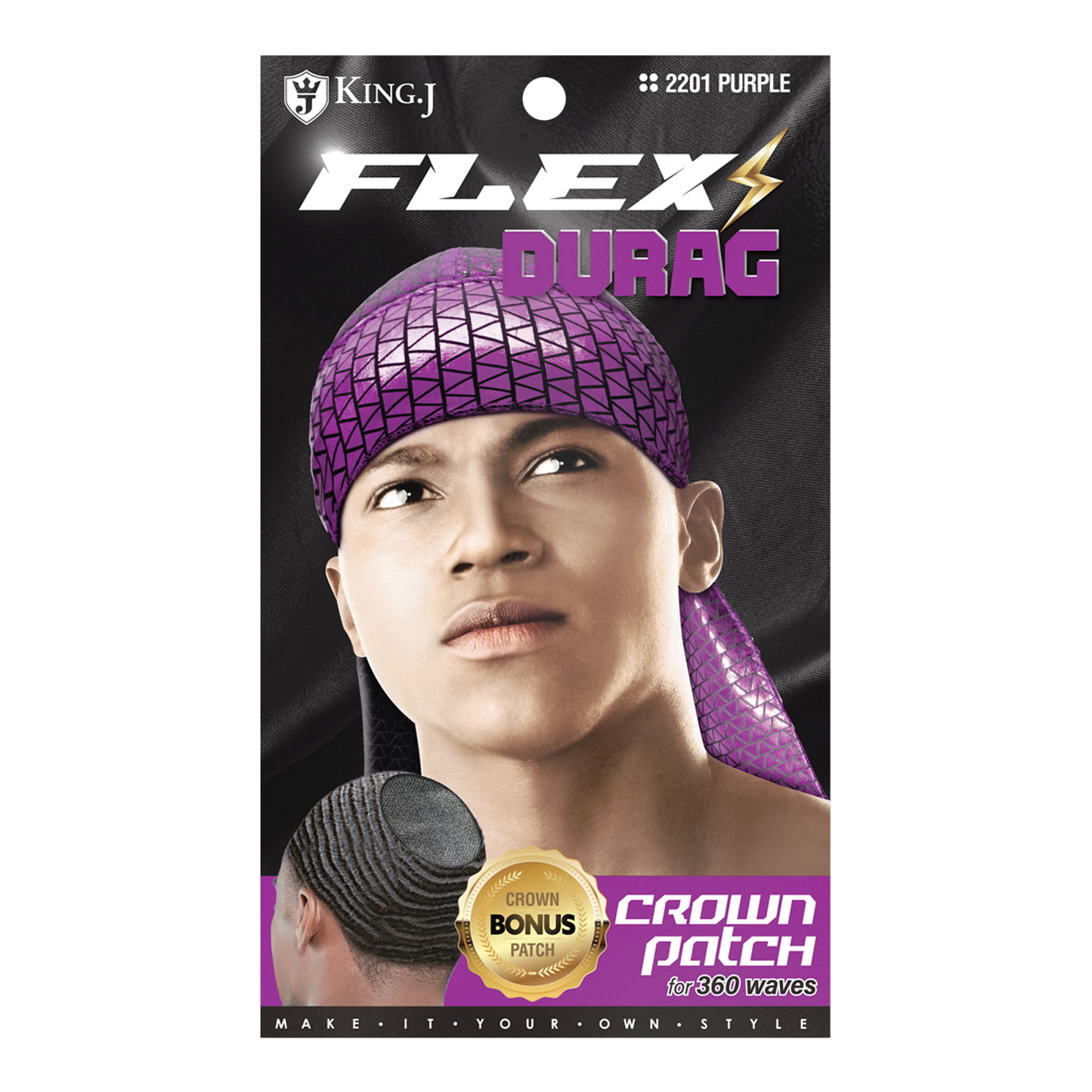 FLEX DURAG [ASSORT-12 PIECES SET]