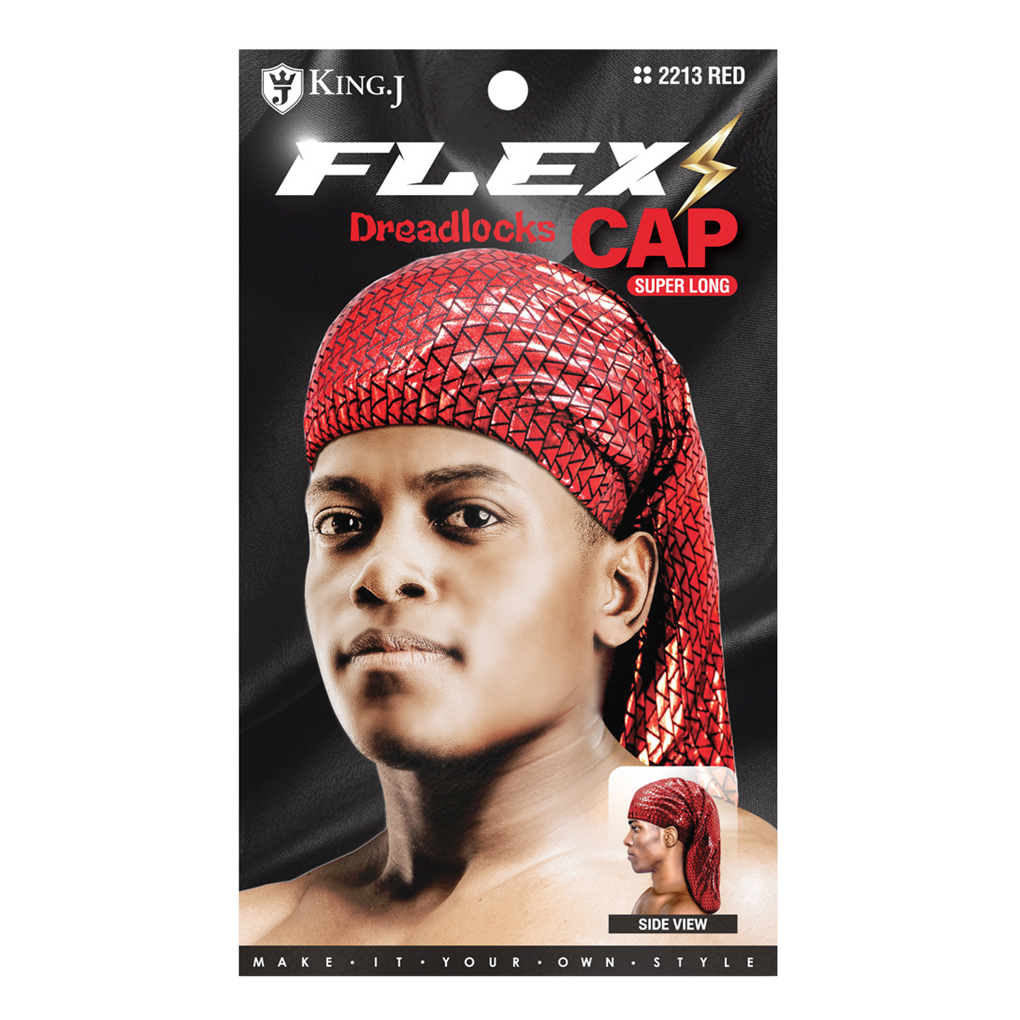 FLEX DREADLOCKS CAP [ASSORT-12PIECES SET]