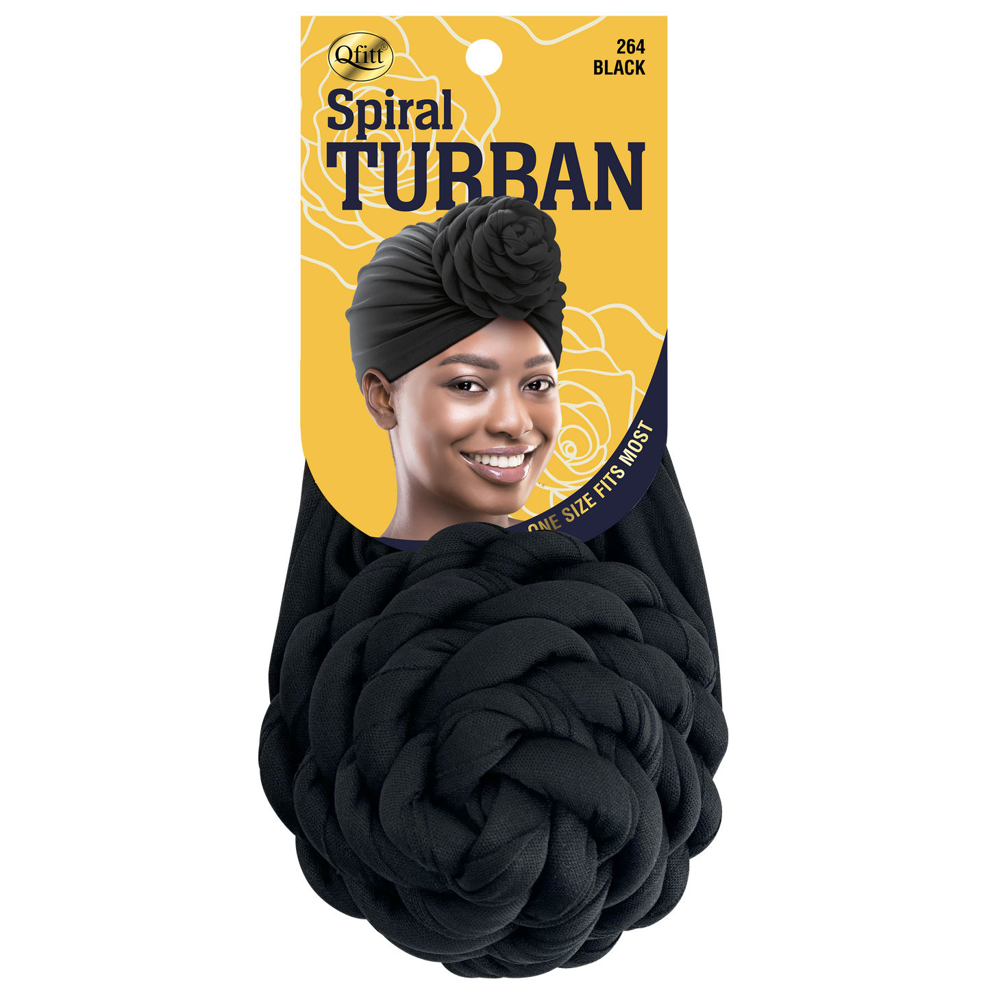 Spiral Turban [BLACK]