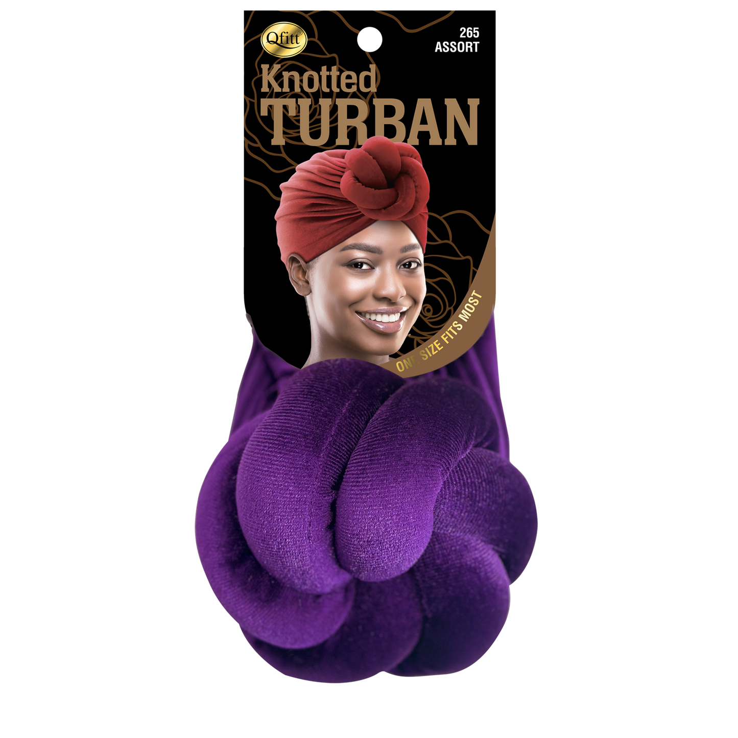 Knotted Turban [ASSORT-6 PIECES SET]