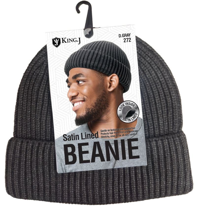 SATIN LINED BEANIE