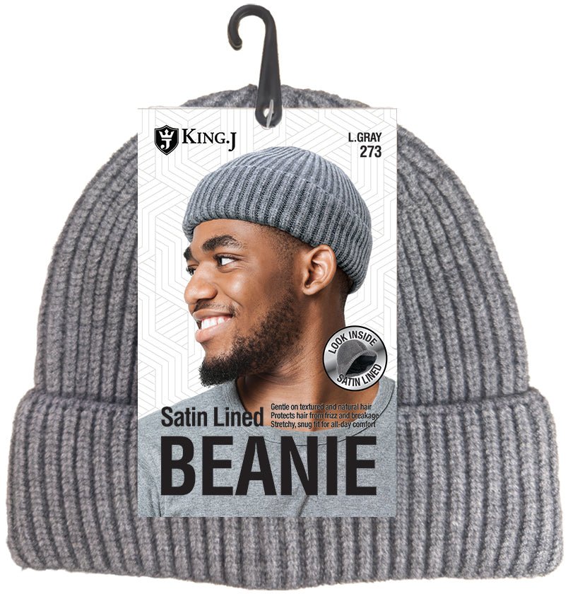 SATIN LINED BEANIE