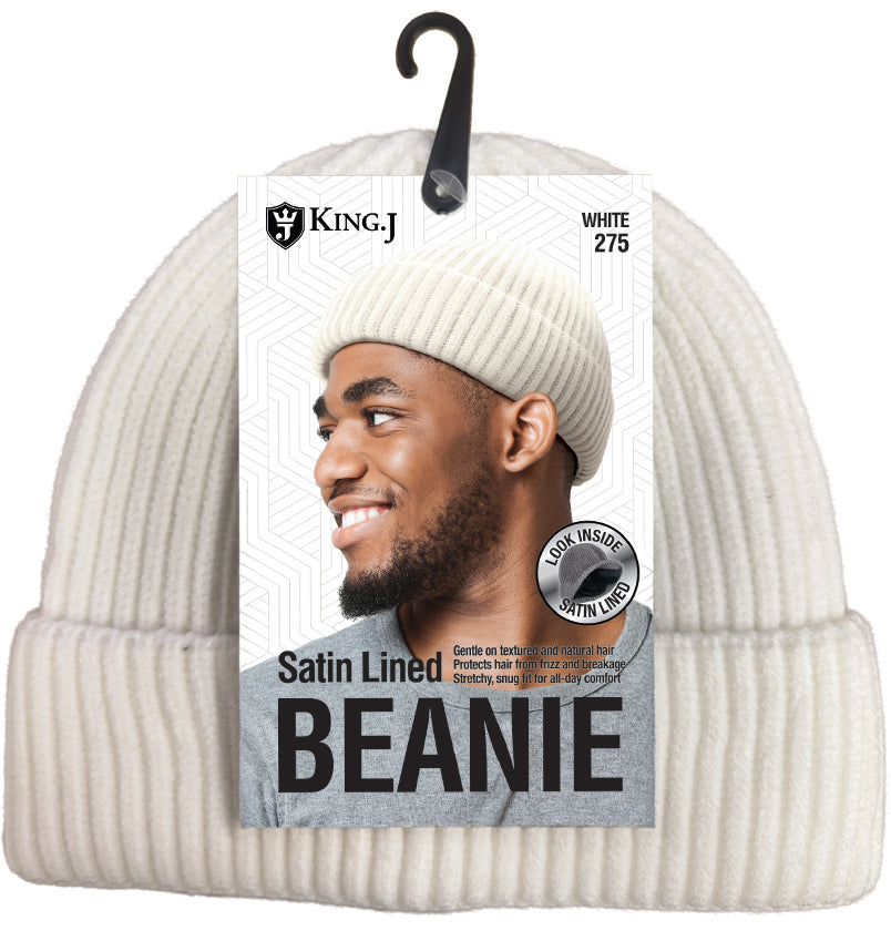 SATIN LINED BEANIE