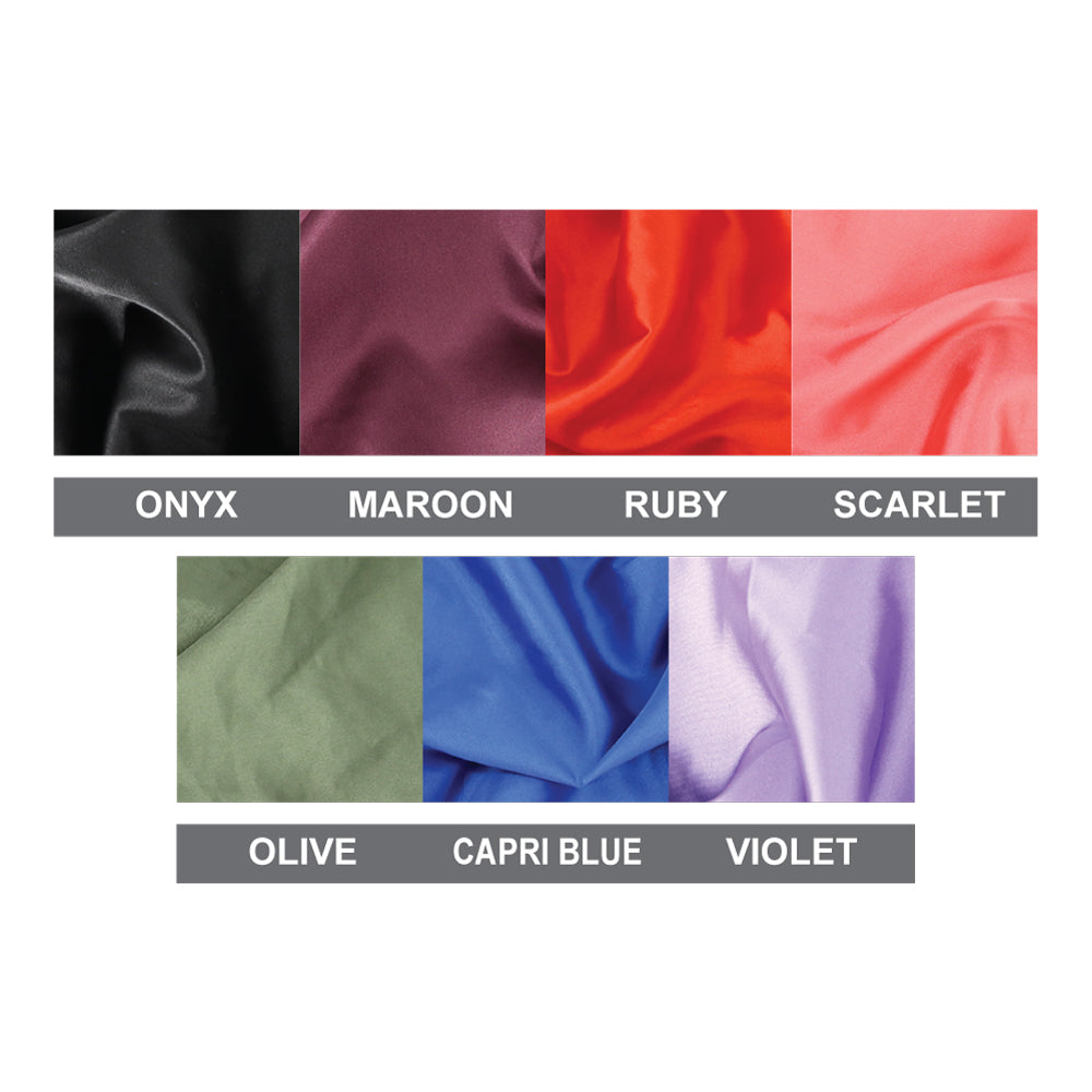 KIDS LUXURY SILKY SATIN BONNET - SOLID [ASSORT-6 PIECES SET]