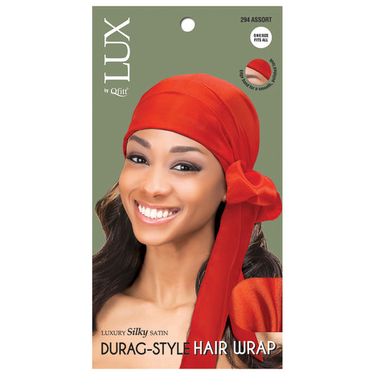 LUX DURAG-STYLE HAIR WRAP [ASSORT-6PIECES SET]