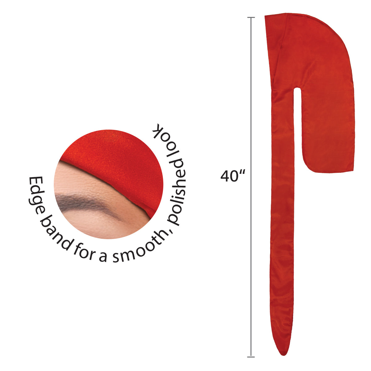 LUX DURAG-STYLE HAIR WRAP [ASSORT-6PIECES SET]