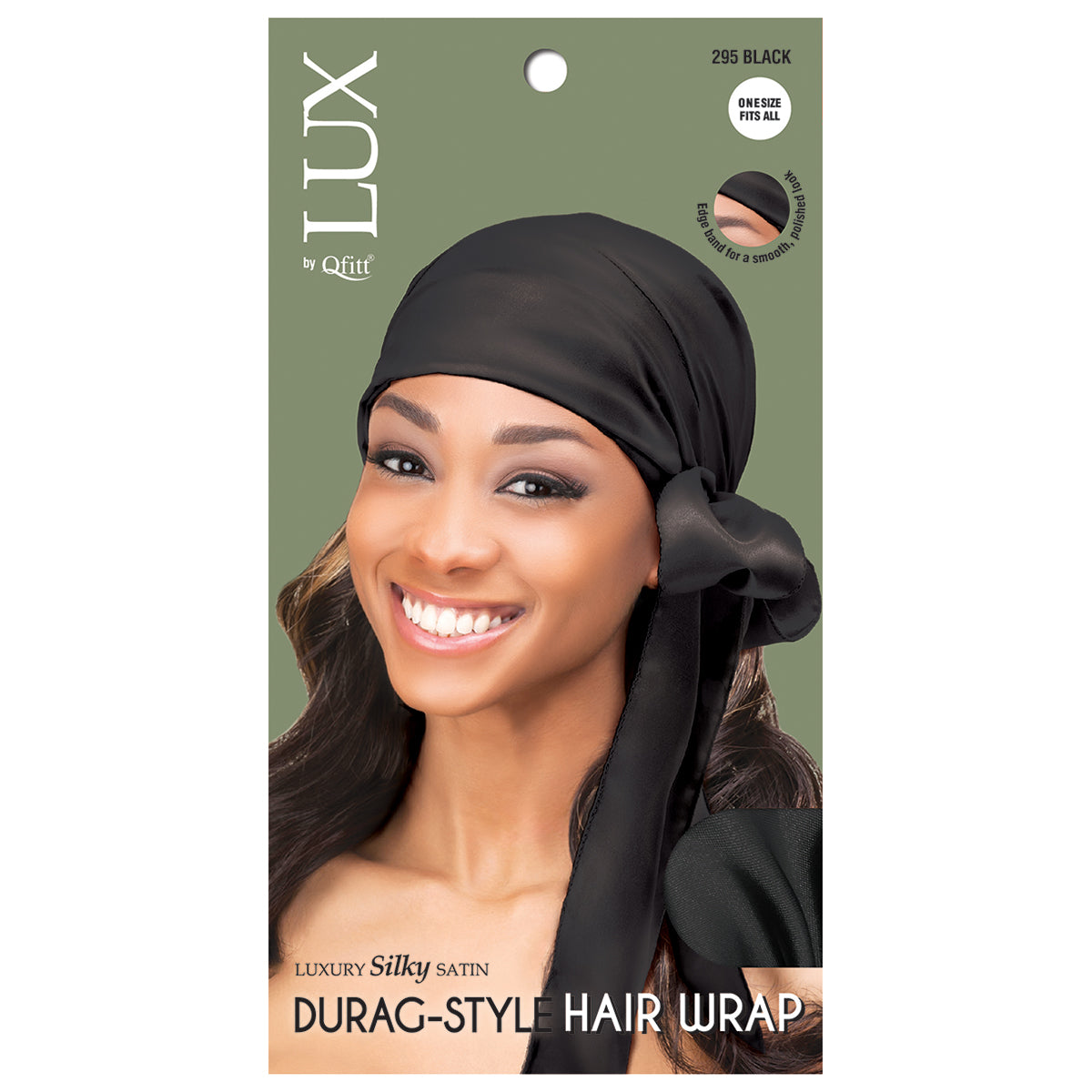 LUX DURAG-STYLE HAIR WRAP [BLACK]