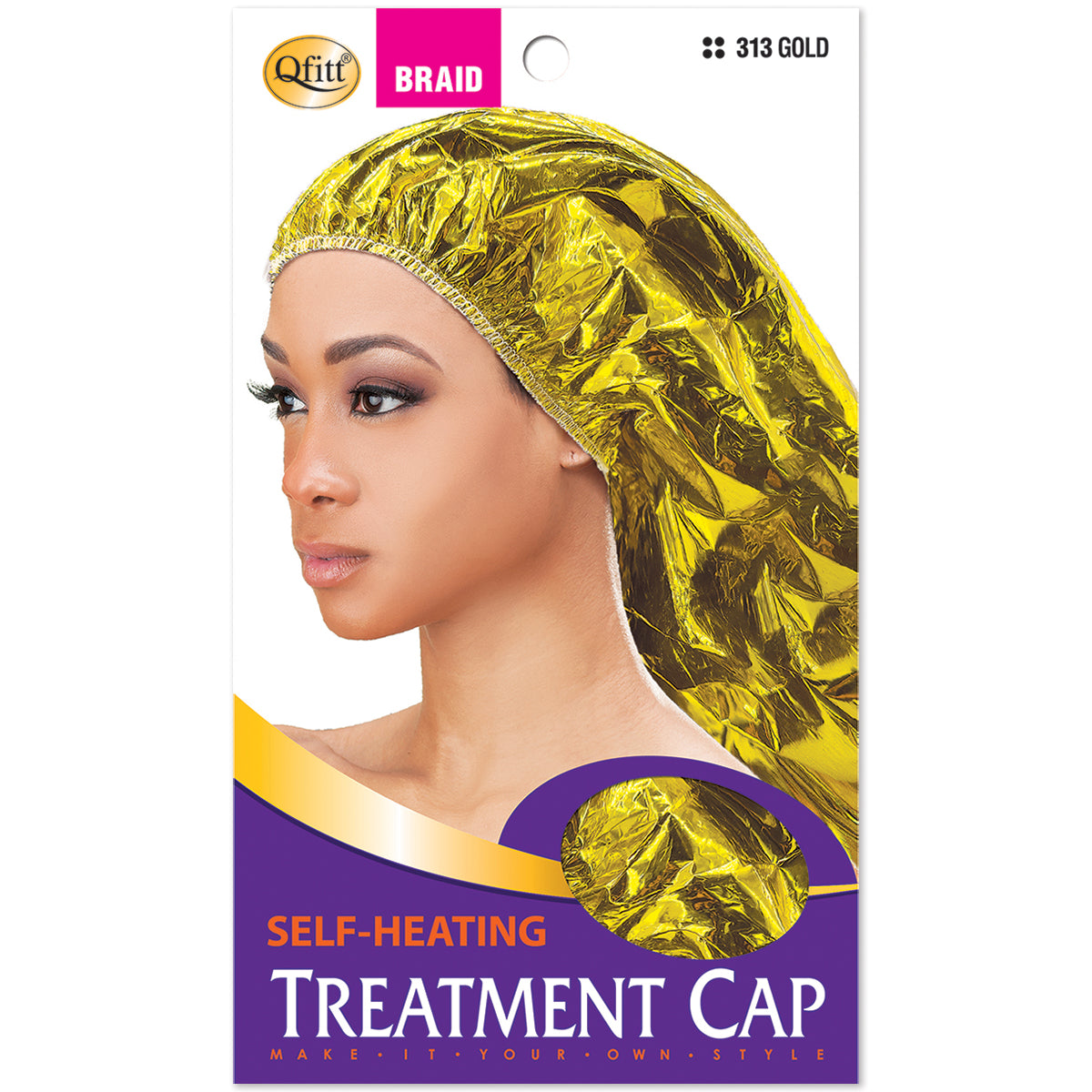 SELF-HEATING TREATMENT CAP BRAID [GOLD]