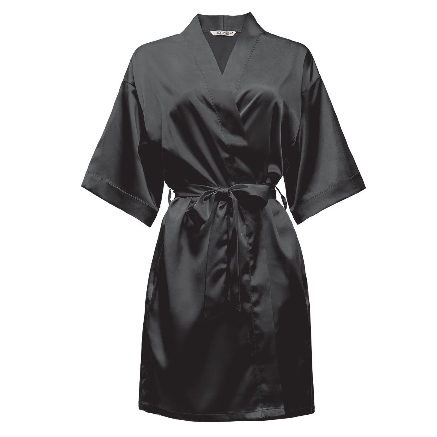 LUX ROBE SHORT [BLACK]