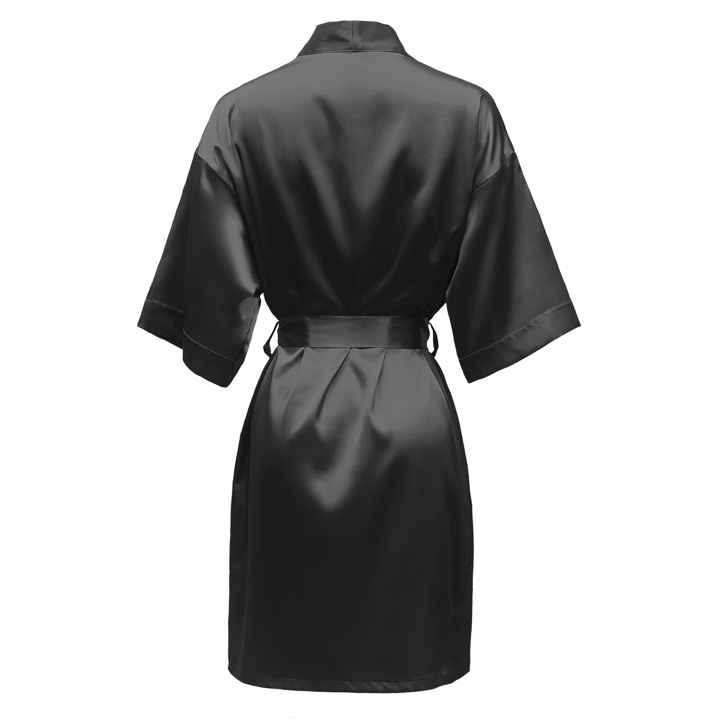 LUX ROBE SHORT [BLACK]