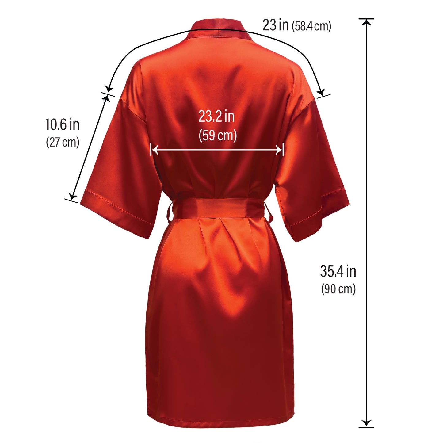 LUX ROBE SHORT [RUBY]