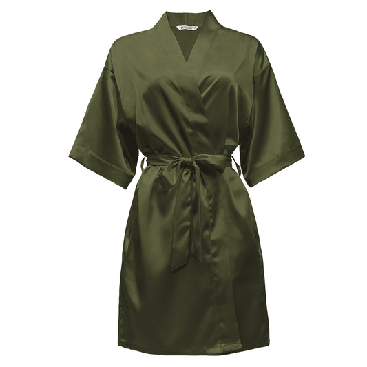 LUX ROBE SHORT [OLIVE]