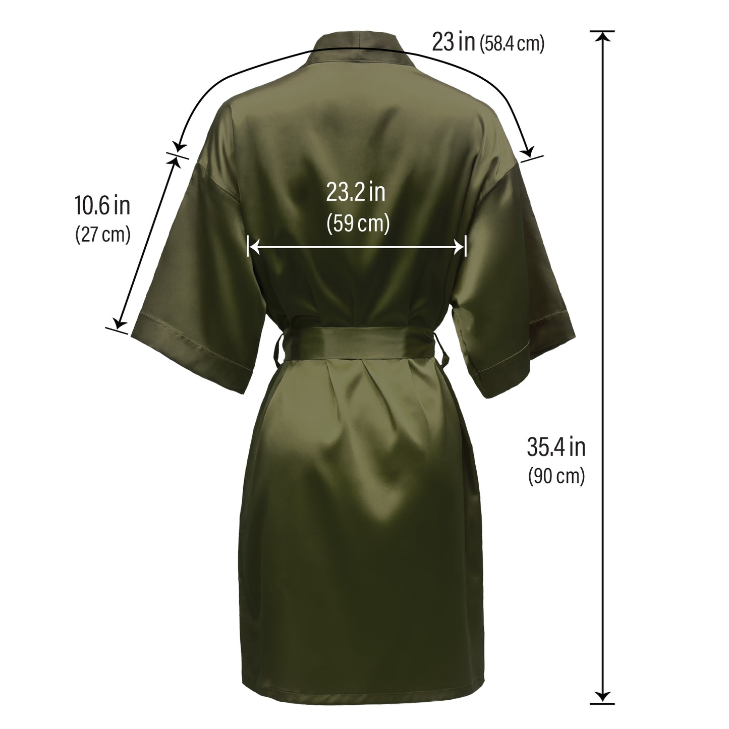 LUX ROBE SHORT [OLIVE]