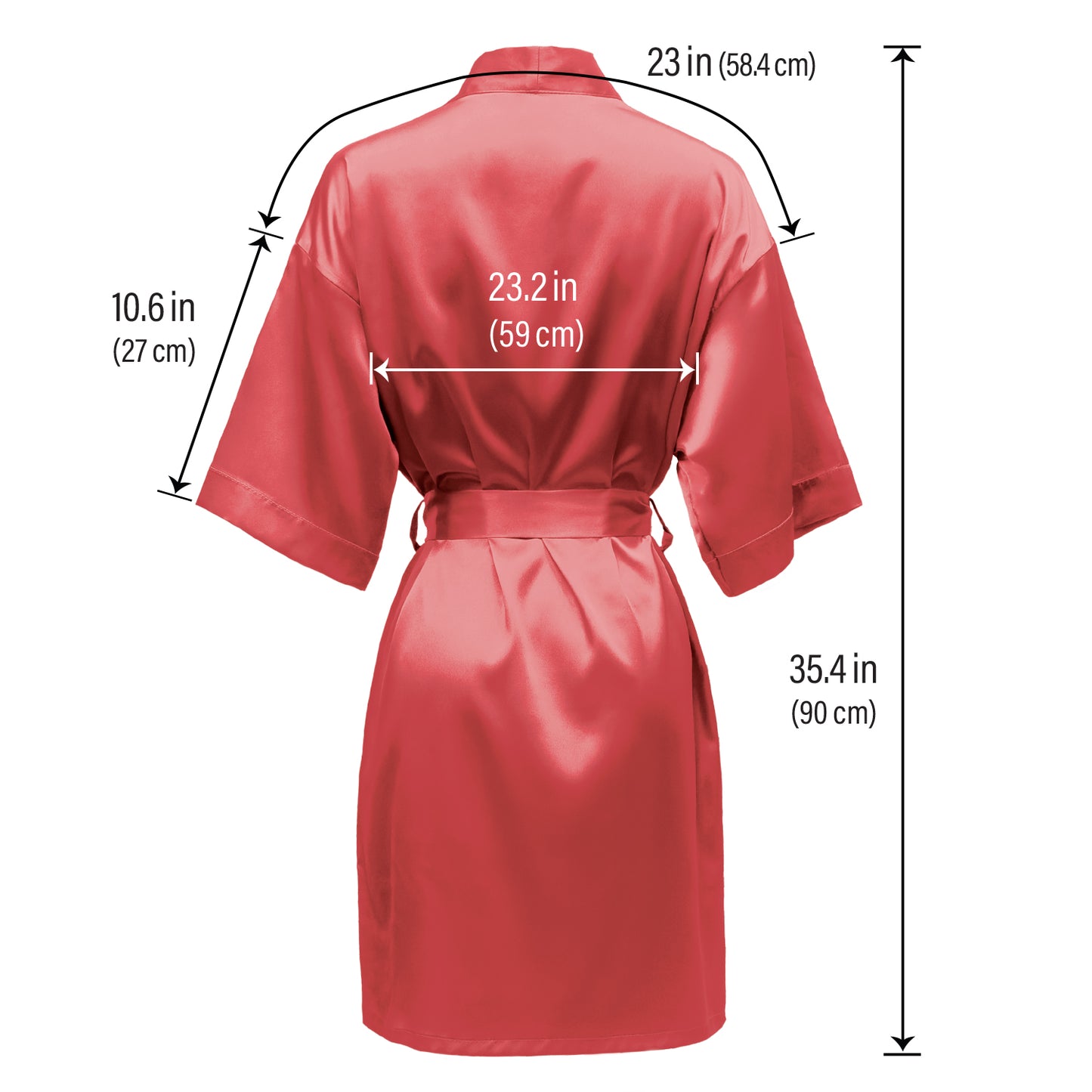 LUX ROBE SHORT [SCARLET]