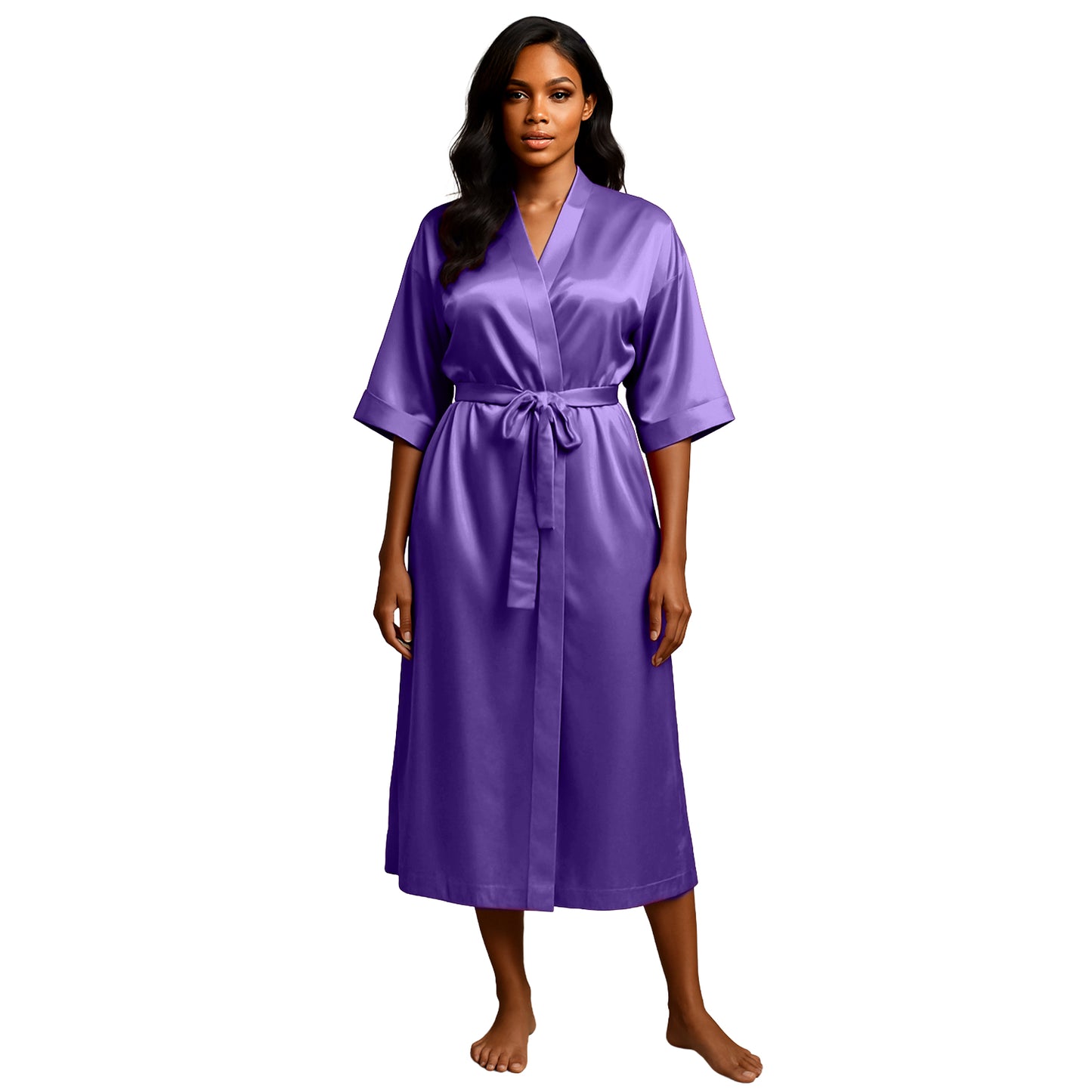 LUX ROBE LONG [VIOLET]