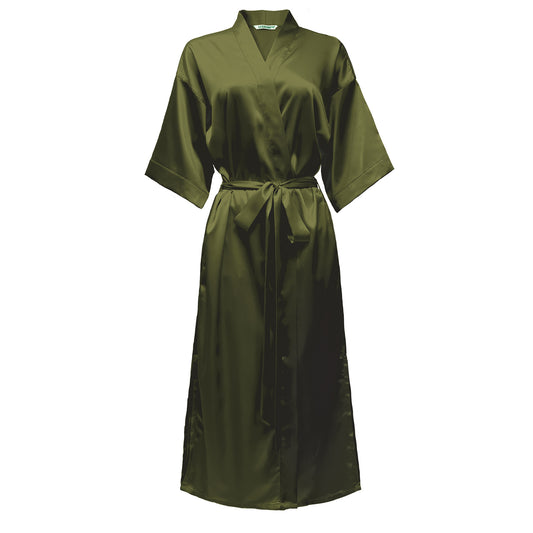LUX ROBE LONG [OLIVE]