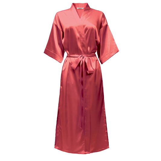 LUX ROBE LONG [SCARLET]
