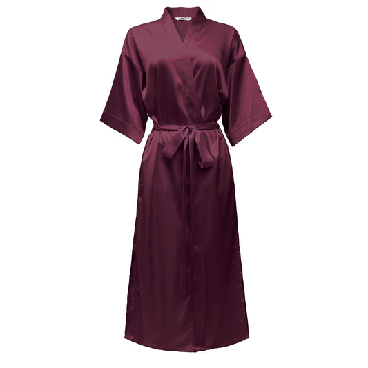 LUX ROBE LONG [MAROON]