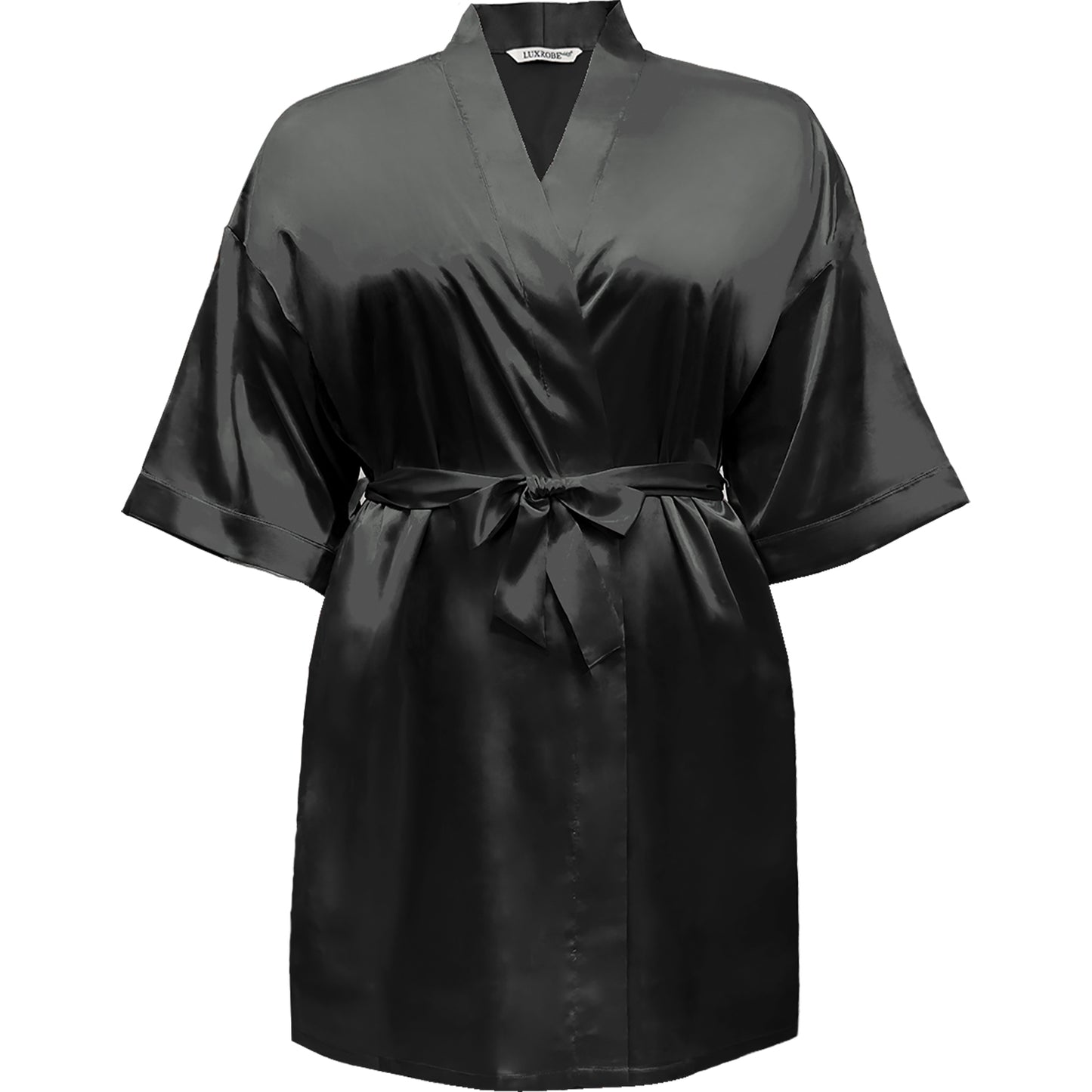 LUX ROBE SHORT [BLACK]