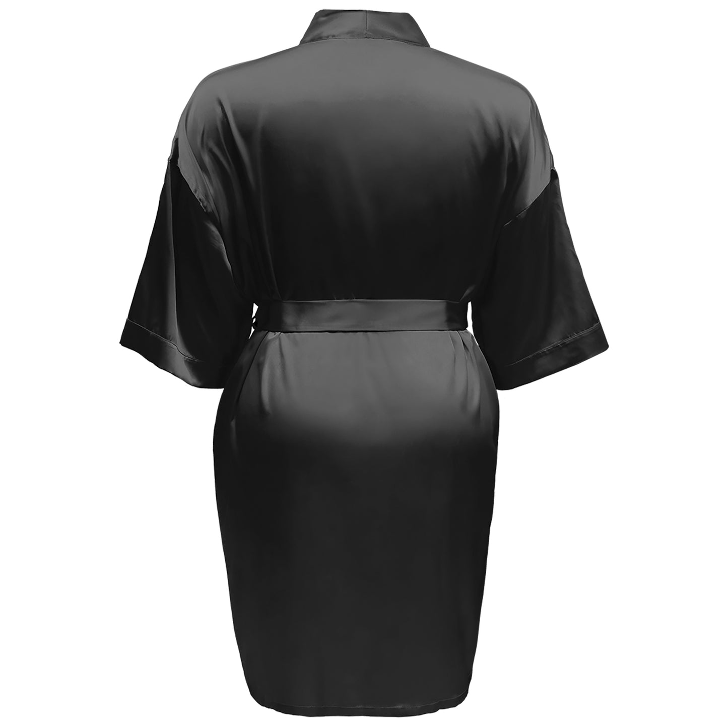 LUX ROBE SHORT [BLACK]