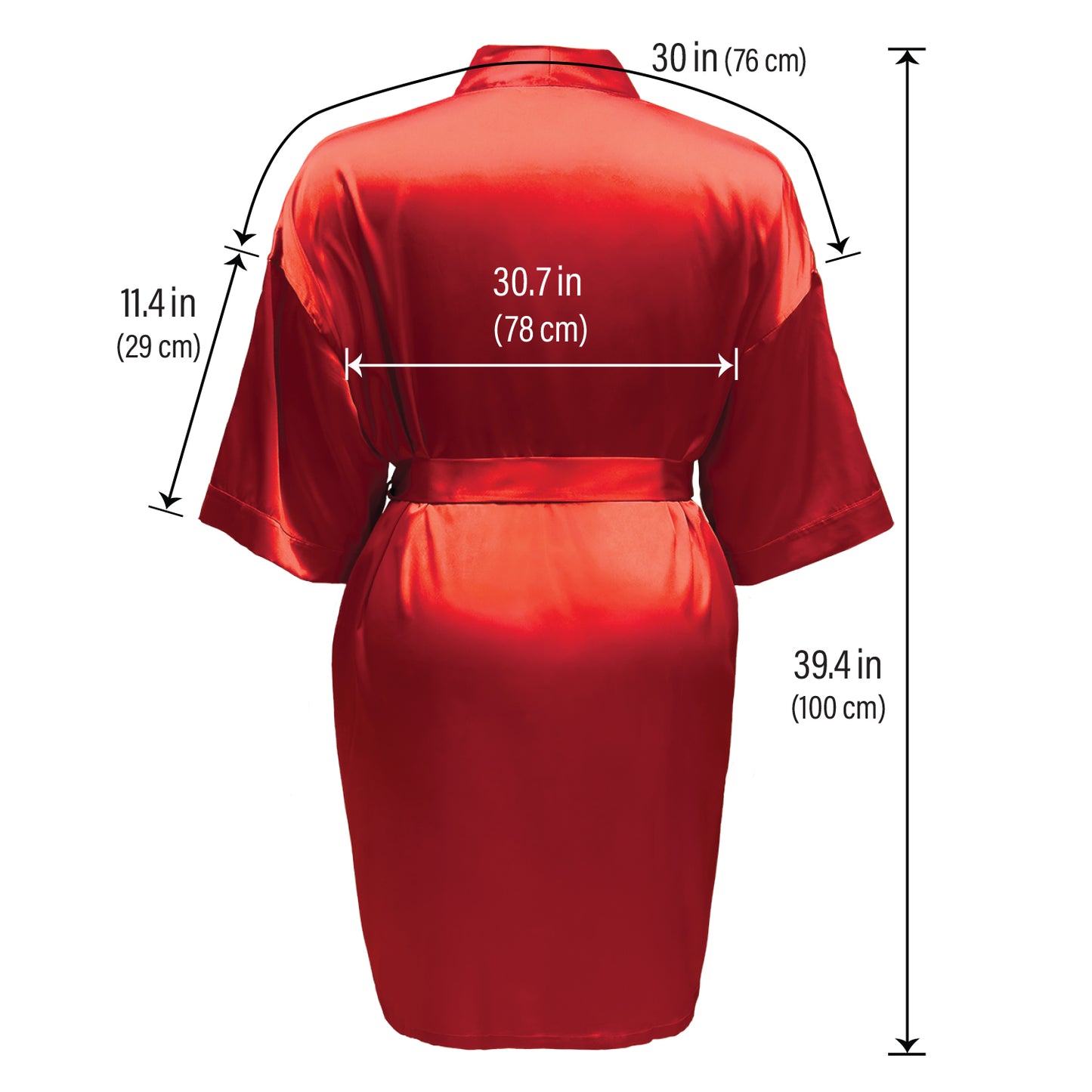 LUX ROBE SHORT [RUBY]