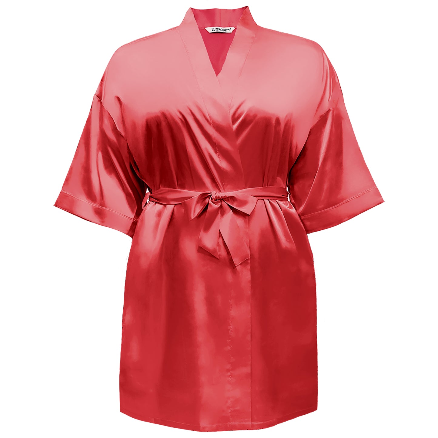 LUX ROBE SHORT [SCARLET]