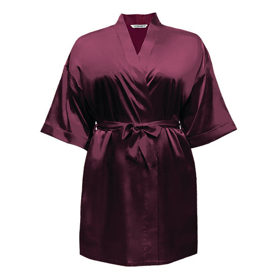 LUX ROBE SHORT [MAROON]