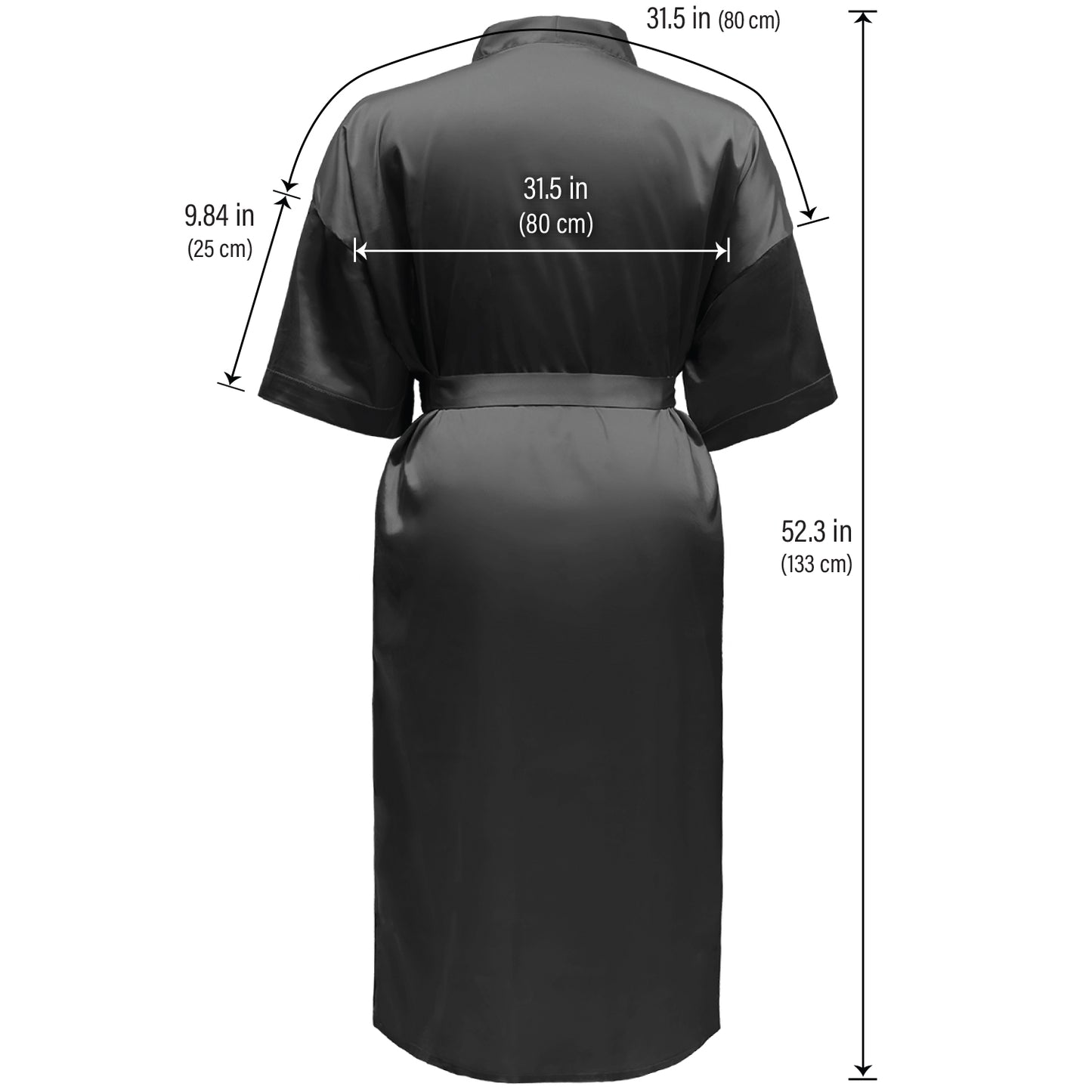 LUX ROBE LONG [BLACK]