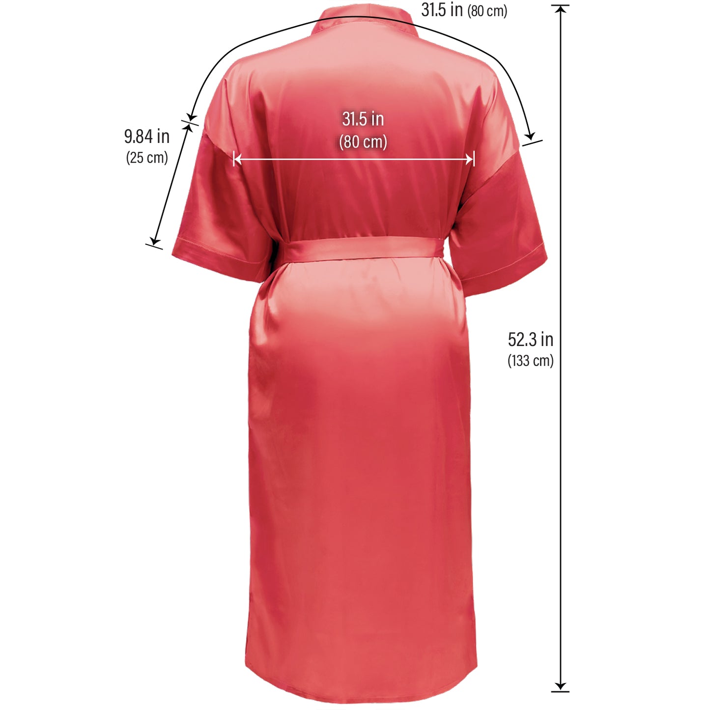 LUX ROBE LONG [SCARLET]