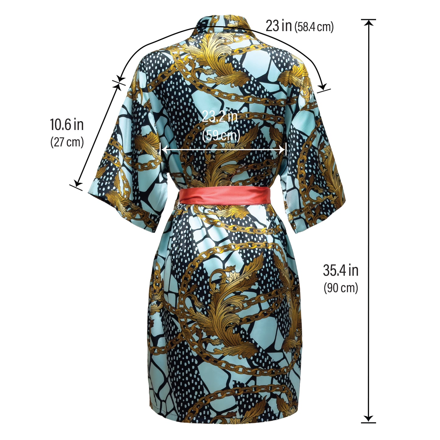 LUX PATTERN ROBE SHORT : BQ-3