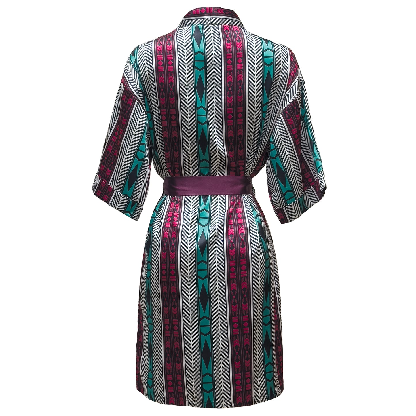LUX PATTERN ROBE SHORT : AZTEC