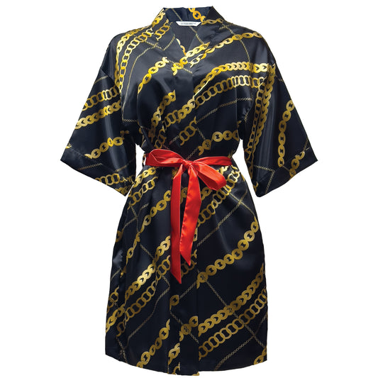 LUX PATTERN ROBE SHORT : CH-1